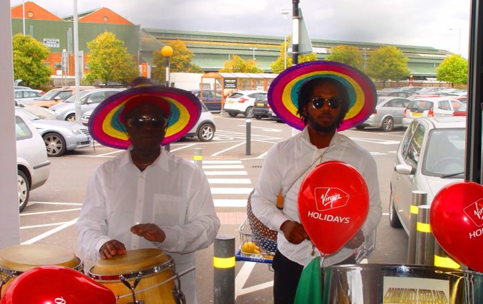 QUESSION YOU MAY ASK How much does it cost to hire a band for a party UK? Where those Caribbean steel band based? Which part of Caribbean did steel bands members originate from? How long does a steel drum band play for just call this We will Explain it all to you? The number is, 07766945663
